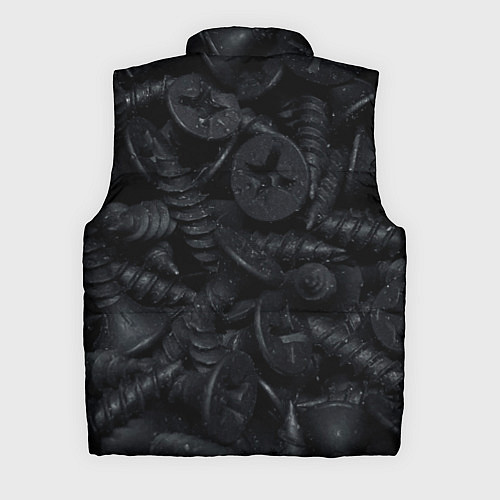 Мужской жилет Саморезы / 3D-Черный – фото 2