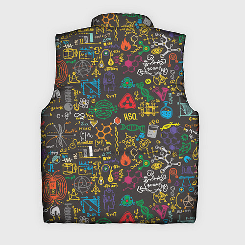 Мужской жилет Шпаргалка по химии / 3D-Черный – фото 2