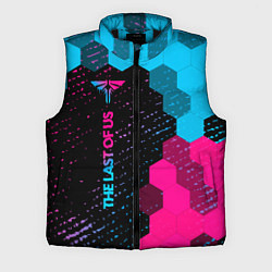 Мужской жилет The Last Of Us - neon gradient: по-вертикали, цвет: 3D-черный