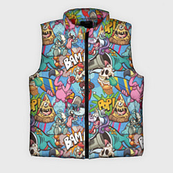 Мужской жилет Сумасшедший поп-арт