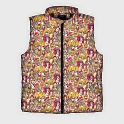 Мужской жилет Люди и животные, цвет: 3D-черный