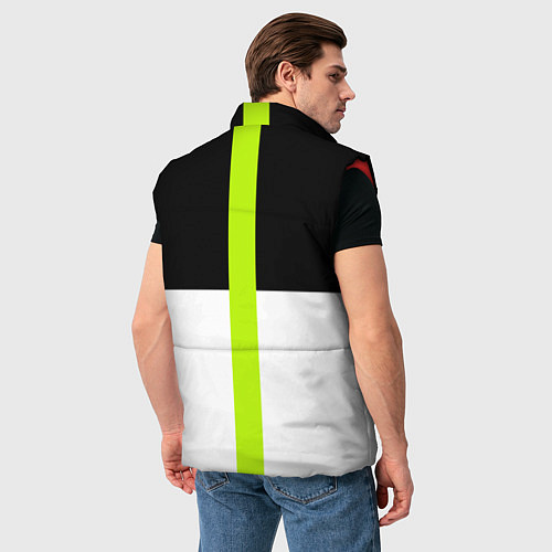 Мужской жилет Геометрия Инь-Янь / 3D-Красный – фото 4