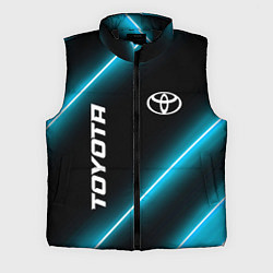 Мужской жилет Toyota неоновые лампы, цвет: 3D-черный