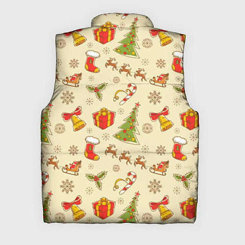 Мужской жилет С Новым 2023 Годом / 3D-Черный – фото 2