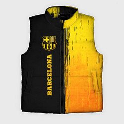 Мужской жилет Barcelona - gold gradient: по-вертикали, цвет: 3D-черный