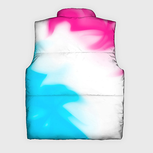 Мужской жилет Fallout neon gradient style: надпись, символ / 3D-Черный – фото 2