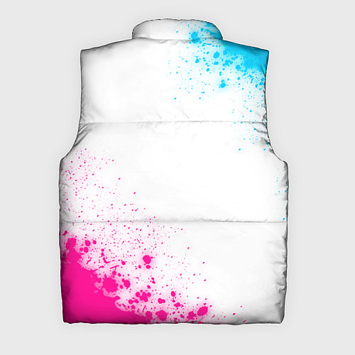 Мужской жилет Attack on Titan neon gradient style: надпись, симв / 3D-Черный – фото 2