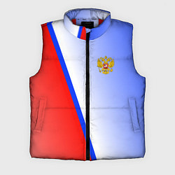 Мужской жилет Россия полосы с гербом
