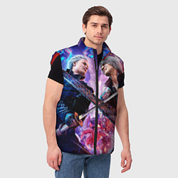 Мужской жилет Vergil vs Dante, цвет: 3D-красный — фото 2