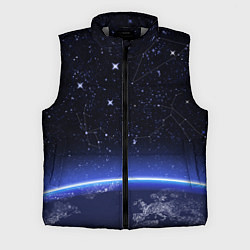 Мужской жилет Земной горизонт, цвет: 3D-светло-серый