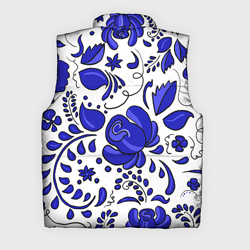 Мужской жилет Гжель / 3D-Черный – фото 2