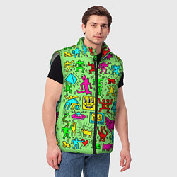 Мужской жилет Positive figurines of little men, цвет: 3D-светло-серый — фото 2