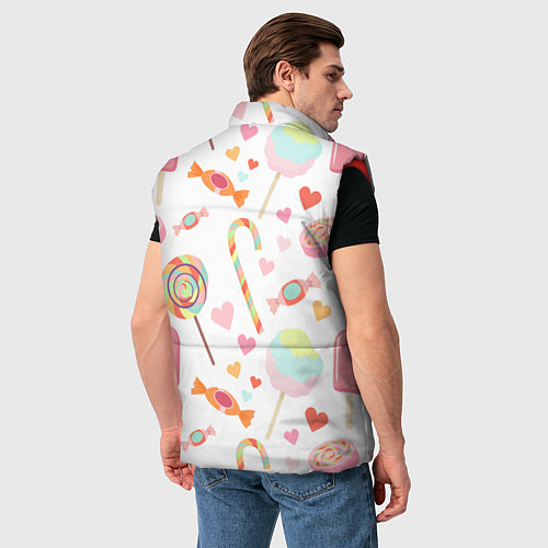 Мужской жилет Сладкий праздник / 3D-Красный – фото 4
