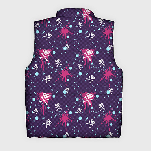 Мужской жилет Сердце-череп / 3D-Светло-серый – фото 2