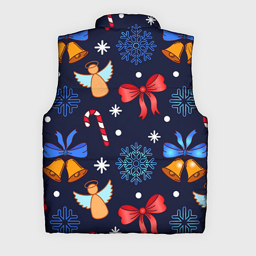 Мужской жилет Новогодняя мелодия / 3D-Черный – фото 2