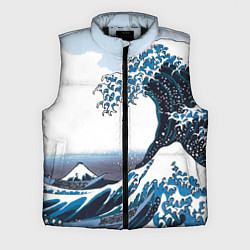 Мужской жилет Цунами в Японии, цвет: 3D-черный