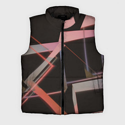 Мужской жилет Абстрактные розовые стеклянные блоки