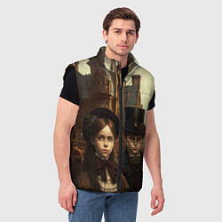 Мужской жилет Victorian boy and girl, цвет: 3D-черный — фото 2
