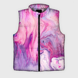 Мужской жилет Разлитая смешанная краска, цвет: 3D-светло-серый