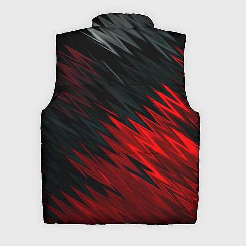 Мужской жилет Черно-Красная штриховка / 3D-Красный – фото 2