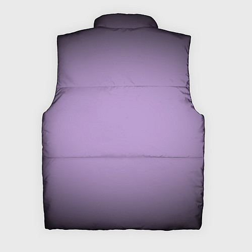 Мужской жилет Сиреневый градиент / 3D-Черный – фото 2