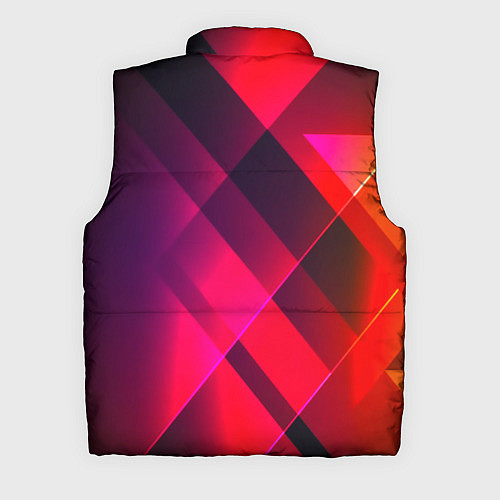 Мужской жилет Кубические грани абстракции / 3D-Черный – фото 2
