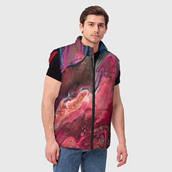 Мужской жилет Горный минерал, цвет: 3D-красный — фото 2