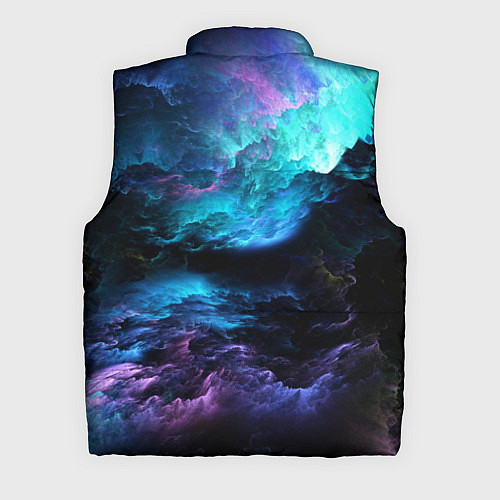 Мужской жилет Горы, небо / 3D-Светло-серый – фото 2