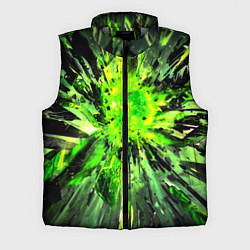 Мужской жилет Fractal green explosion