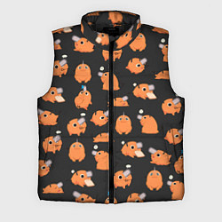 Мужской жилет Chainsaw Man - Почита паттерн, цвет: 3D-черный