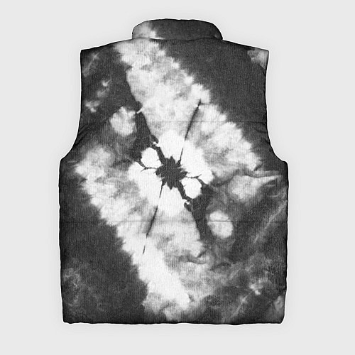 Мужской жилет Черно-белый тай-дай / 3D-Черный – фото 2