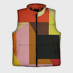 Мужской жилет Геометрическое множество разноцветных фигуры