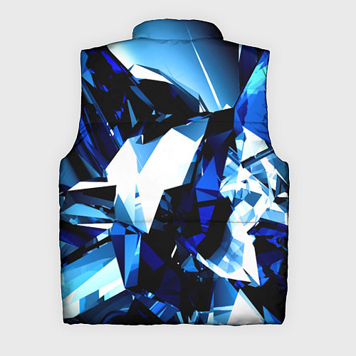 Мужской жилет Crystal blue form / 3D-Светло-серый – фото 2