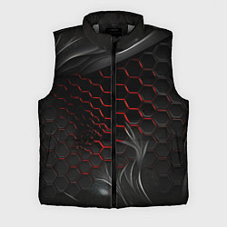 Мужской жилет Плиты с красной сеткой