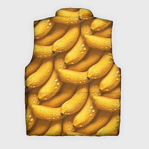 Мужской жилет Сочная текстура из бананов / 3D-Светло-серый – фото 2