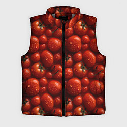 Мужской жилет Сочная текстура из томатов