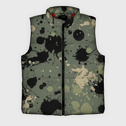 Мужской жилет Камуфляж из клякс