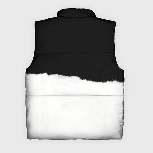 Мужской жилет Оторванный лист бумаги / 3D-Черный – фото 2