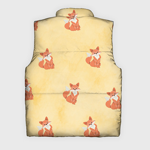 Мужской жилет Наблюдательные лисята / 3D-Черный – фото 2