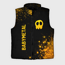 Мужской жилет Babymetal - gold gradient: надпись, символ