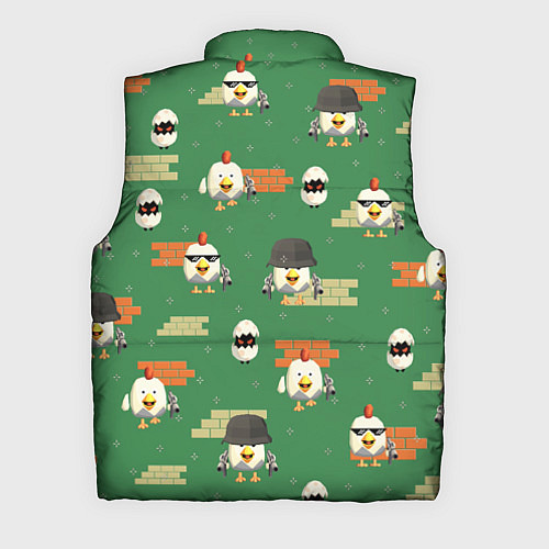 Мужской жилет Chicken gun battle / 3D-Красный – фото 2