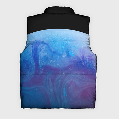 Мужской жилет Часть красочной планеты и космос / 3D-Красный – фото 2