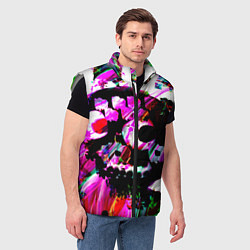 Мужской жилет Парень в Черной маске, цвет: 3D-светло-серый — фото 2