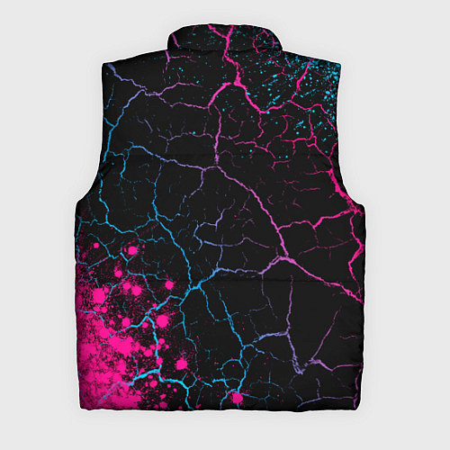 Мужской жилет Genesis - neon gradient: надпись, символ / 3D-Черный – фото 2