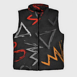 Мужской жилет Паттерн фигуры, цвет: 3D-черный