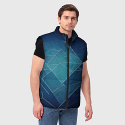 Мужской жилет Геометрическая бесконечность, цвет: 3D-черный — фото 2