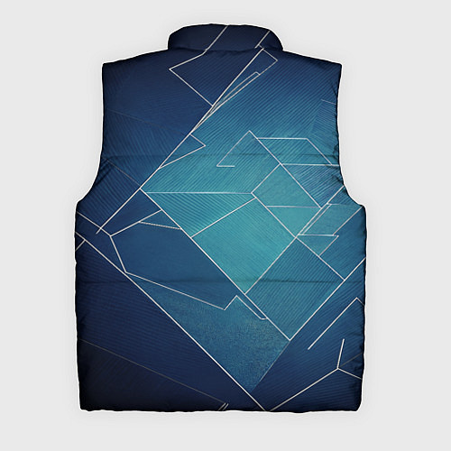 Мужской жилет Геометрическая бесконечность / 3D-Светло-серый – фото 2