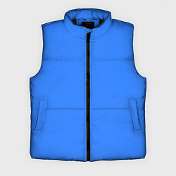 Мужской жилет Однотонный неоновый синий цвет