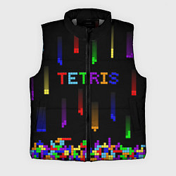 Мужской жилет Falling blocks tetris