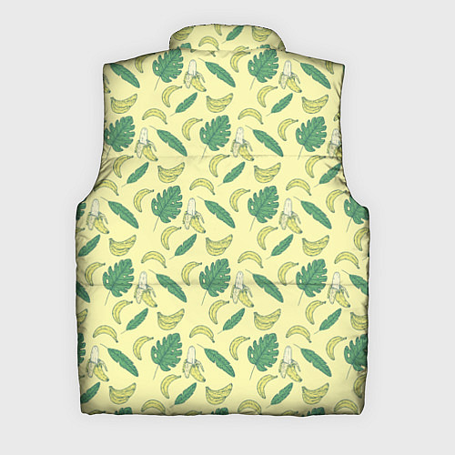 Мужской жилет Бананы паттерн / 3D-Светло-серый – фото 2